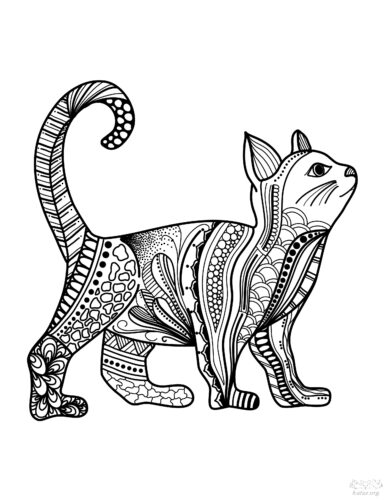 Katzenbilder Gezeichnet: Ausmalen für Groß und Klein – Entspannung und Kreativität mit kostenlosen Ausmalbildern!